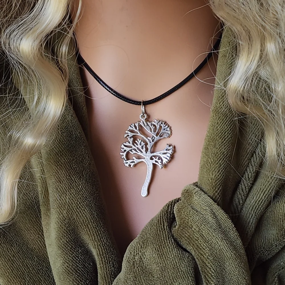 ❤️ Tree Of Life Jewelry Hypoallergenic Black Necklace Silver Tree Pendant